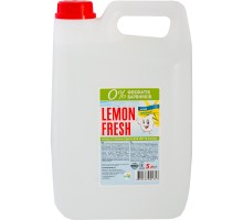 Засіб для ручного миття посуду Lemon Fresh Прозорий 5 л (4820167001353)