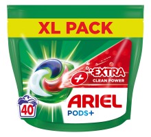 Капсули для прання Ariel Pods All-in-1 + Сила екстраочищення 40 шт. (8001090805591)