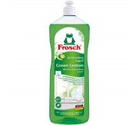 Засіб для ручного миття посуду Frosch Зелений лимон 1 л (4009175148094/4009175170675)
