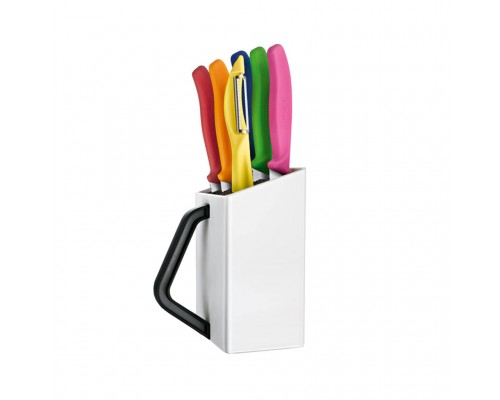 Набір ножів Victorinox SwissClassic Utility Block 6 шт Color (6.7127.6L14)