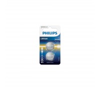 Батарейка Philips CR2032 Lithium BLI 2 (CR2032P2/01B)