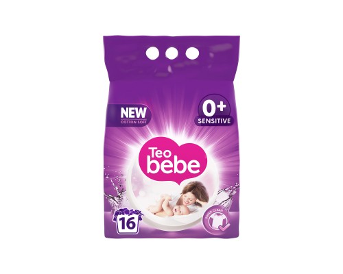 Пральний порошок Teo bebe Cotton Soft Sensitive Violet 2.4 кг (3800024022784)