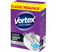 Таблетки для посудомийних машин Vortex Classic 100 шт. (4823071646597)