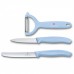 Набір ножів Victorinox SwissClassic Paring Set 3 шт Tomato and Kiwi Blue (6.7116.33L22)