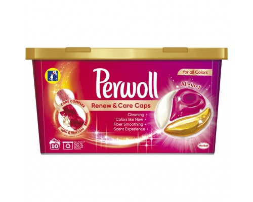 Капсули для прання Perwoll All-in-1 для кольорових речей 10 шт. (9000101514315)