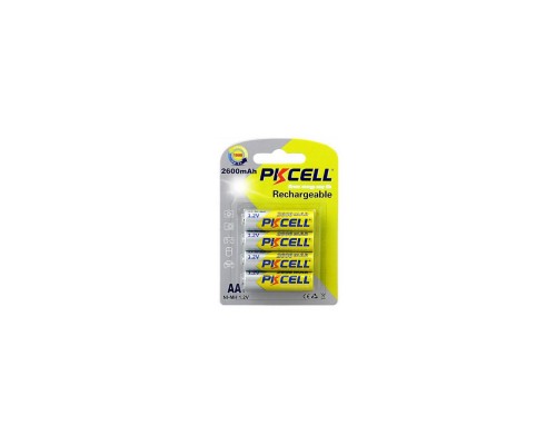 Акумулятор PkCell AA R6 NiMH 2600mAh * 4 (PC/AA2600-4B)