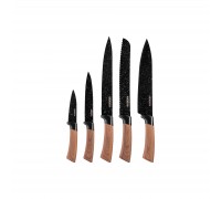 Набір ножів Ardesto Midori 5 предм Black (AR2105BWD)