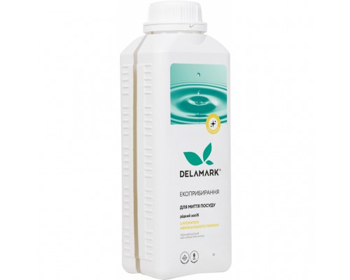 Засіб для ручного миття посуду DeLaMark з ароматом африканського лимону 1 л (4820152330642)