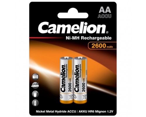 Акумулятор Camelion AA 2600mAh Ni-MH * 2 R6-2BL (NH-AA2600BP2)