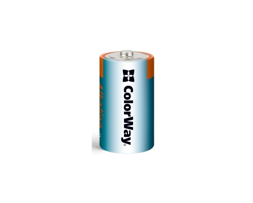 Батарейка ColorWay D LR20 Alkaline Power * 2 (CW-BALR20-2BL)