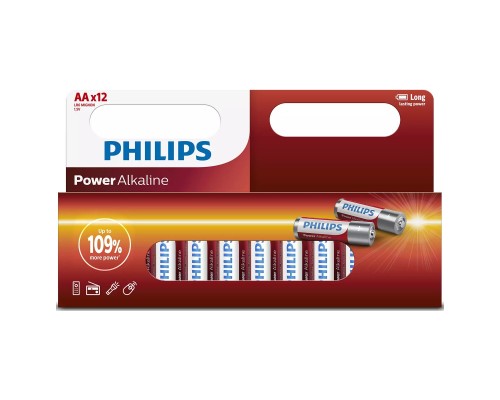 Батарейка Philips AA Power Alkaline 1.5V LR6 * 12 (LR6P12W/10)
