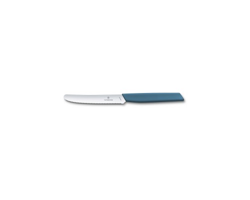 Кухонний ніж Victorinox Swiss Modern TomatoSausage 11см Blue (6.9006.11W2)