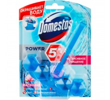 Туалетний блок Domestos Power 5 Видимий захист Квітковий букет 53 г (8717163788646)