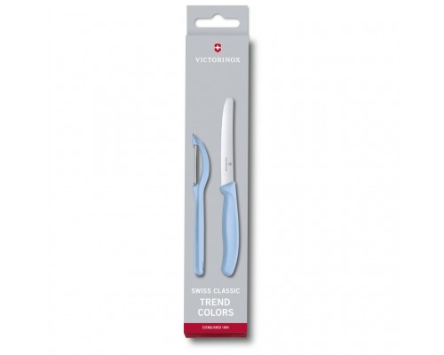 Набір ножів Victorinox SwissClassic Paring Set Universal Light Blue (6.7116.21L22)