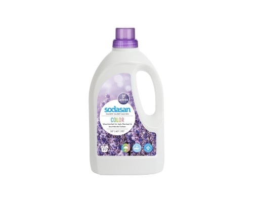 Гель для прання Sodasan Color Lavender 1.5 л (4019886015097)