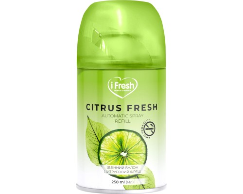 Освіжувач повітря iFresh Citrus Fresh Змінний балон 250 мл (4820268100177)