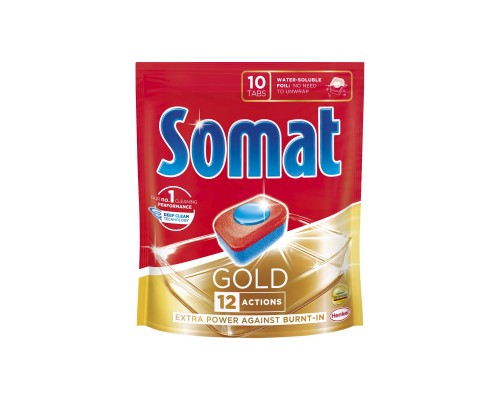 Таблетки для посудомийних машин Somat Gold 10 шт (9000101320831)