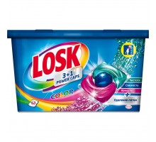 Капсули для прання Losk Тріо-капсули Колор 12 шт. (9000101502787)