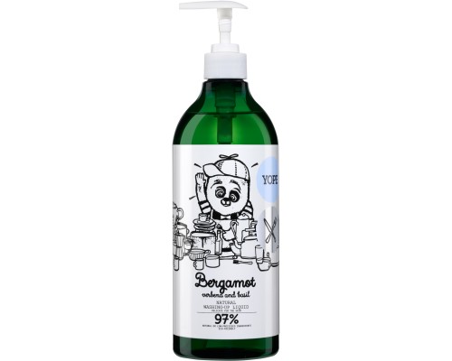 Засіб для ручного миття посуду Yope Bergamot, Verbena and Basil 750 мл (5906874565292)