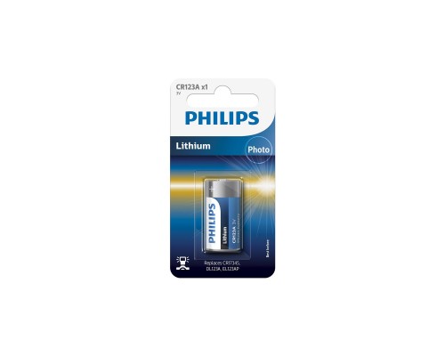 Батарейка Philips CR 123A Lithium 3V *1 (CR123A/01B)