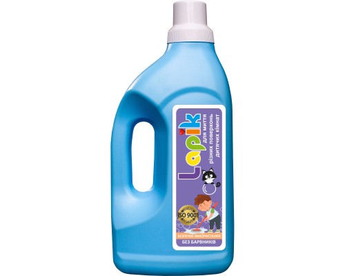 Засіб для миття підлоги Lapik Для миття різних поверхонь дитячих кімнат Без аромату 1.25 л (4823112601233)