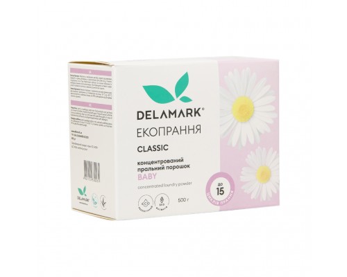 Пральний порошок DeLaMark Baby 500 г (4820152330031)