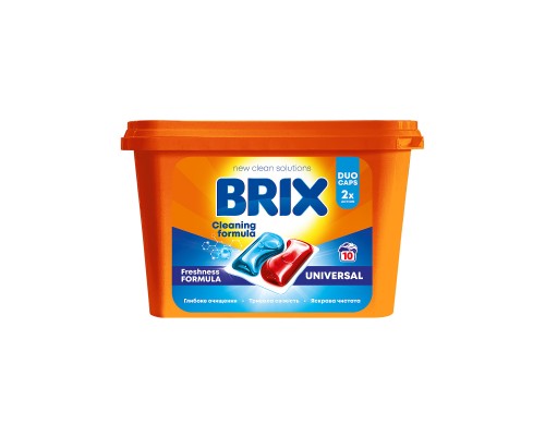 Капсули для прання Brix Laundry Universal 10 шт. (4820207100640)