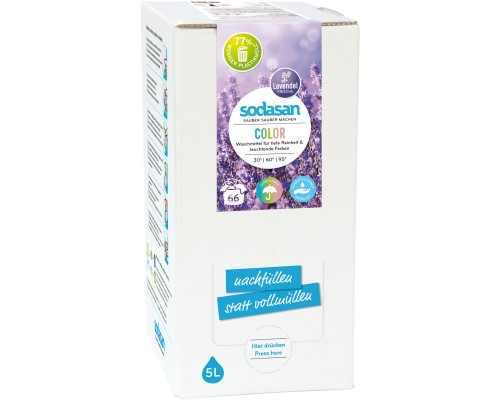 Гель для прання Sodasan Color Lavender 5 л (4019886015172)