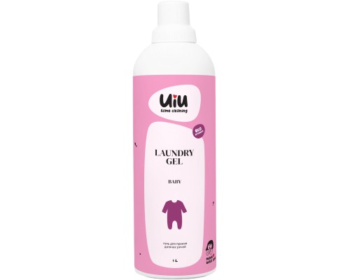 Гель для прання UIU Baby для дитячих речей без аромату 1 л (4820152332974)