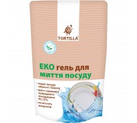 Засіб для ручного миття посуду Tortilla Еко гель запаска 500 мл (4820178060974)