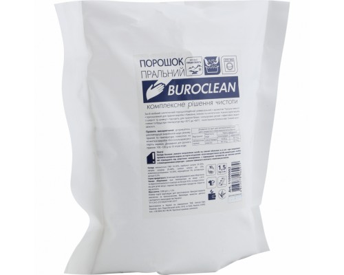 Пральний порошок Buroclean Гірська свіжість 1.5 кг (4823078960979)