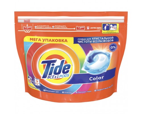 Капсули для прання Tide Все-в-1 Color 60 шт. (8001841583464)