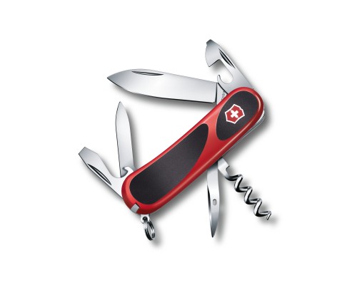 Ніж Victorinox Evolution Grip черный / красный (2.3803.C)