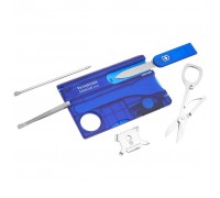 Ніж Victorinox SwissCard Lite Transparent Blue (0.7322.T2)