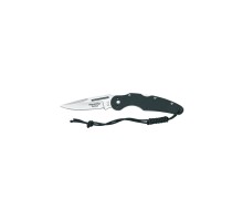 Нож Fox Black Fox Pocket Handle Satin Finish Plaine Edge (BF-102)