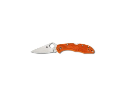 Ніж Spyderco Delica 4 Flat Ground Orange (C11FPOR)