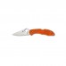 Ніж Spyderco Delica 4 Flat Ground Orange (C11FPOR)