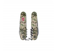 Ніж Victorinox Spartan Army 91 мм Піксель + Лого (1.3603.3_W3941p)