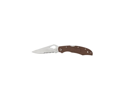 Ніж Spyderco Byrd Cara Cara 2 Serrator Brown (BY03PSBN2)