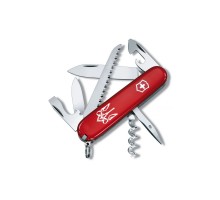 Ніж Victorinox Camper Ukraine Red "Тризуб Готичний білий" (1.3613_T0630u)