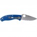 Ніж Spyderco Tenacious S35VN напівсеррейтор Blue (C122PSBL)