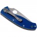 Ніж Spyderco Tenacious S35VN напівсеррейтор Blue (C122PSBL)