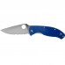 Ніж Spyderco Tenacious S35VN напівсеррейтор Blue (C122PSBL)