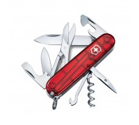 Ніж Victorinox Climber Transparent Red Blister (1.3703.TB1)