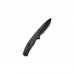 Ніж Sencut Slashkin Black Blade Green Micarta (S20066-3)