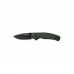 Ніж Sencut Slashkin Black Blade Green Micarta (S20066-3)