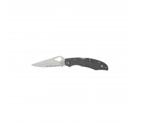 Ніж Spyderco Byrd Cara Cara 2 Serrator Grey (BY03PSGY2)