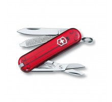 Ніж Victorinox Classic SD Transparent Red (0.6223.TB1)