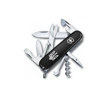 Ніж Victorinox Climber Ukraine Black "Тризуб" (1.3703.3_T0010u)