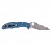 Ніж Spyderco Endura 4 Lightweight K390 Serrated Blue (C10FSK390)